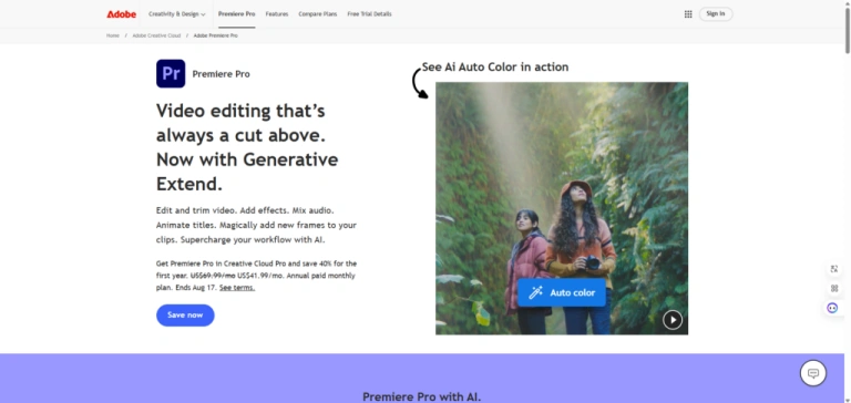 Adobe Premiere Pro：专业级编辑与 AI 修复的结合