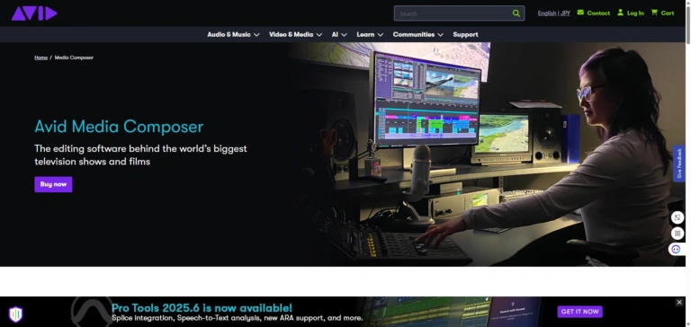 Avid Media Composer：专业级电影制作的 AI 工具