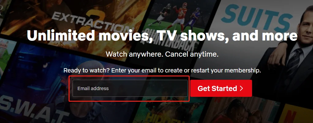 注册Netflix 账号