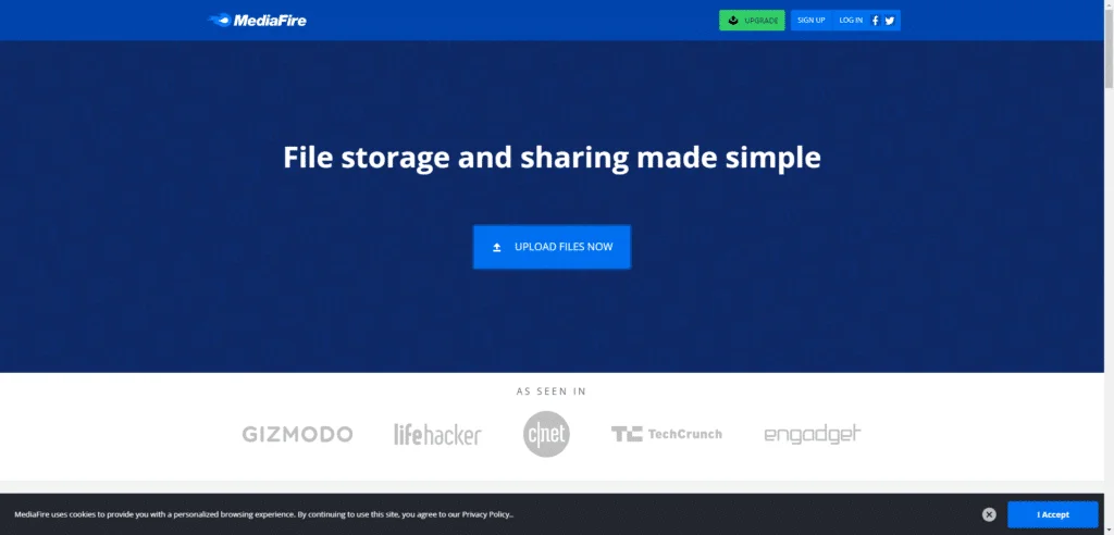 MediaFire(老牌免费网盘)